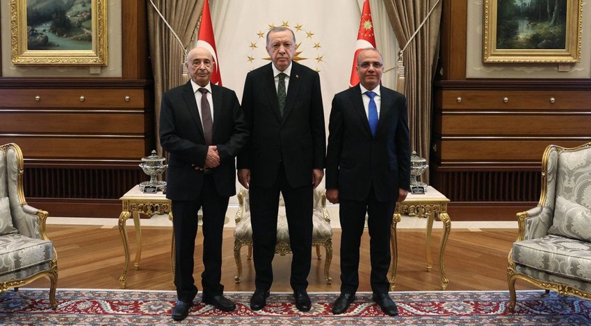 Erdoğan, Libya Temsilciler Meclisi Başkanı Salih'i kabul etti
