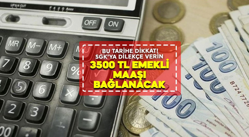 Hemen dilekçe verin 3 bin 500 TL maaş almaya başlayın! SSK ve Bağ-Kur girişi bu tarihten önce olanlar! Müjdeli haber geldi!