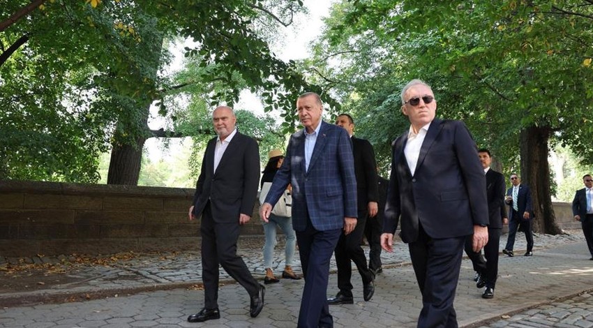 Cumhurbaşkanı Erdoğan, Central Park'ta! Sigara içen ABD'li ile diyaloğu gülümsetti