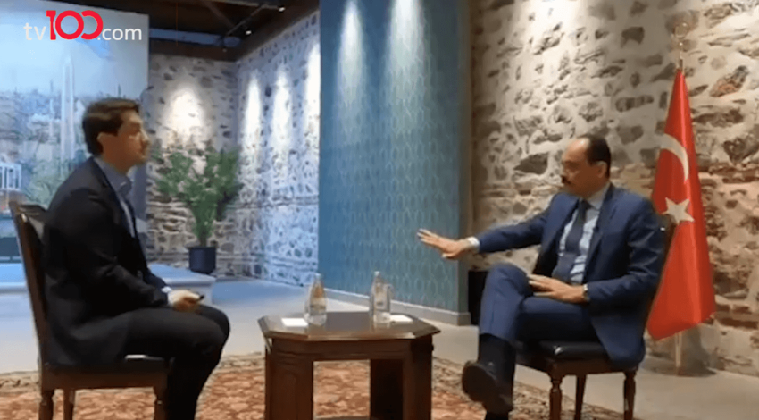 İbrahim Kalın'dan İsveç gazetecinin provokatif sorusuna tepki! Röportajı yarıda bıraktı!