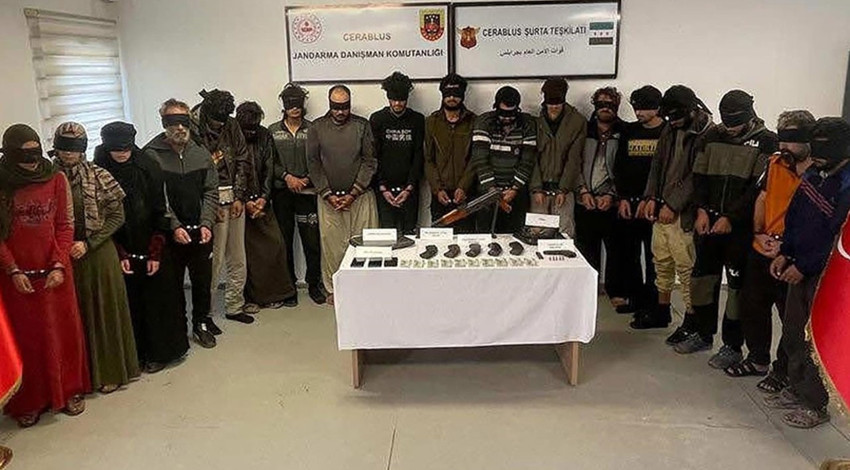 Suriye'de DEAŞ operasyonu! 18 terörist yakalandı