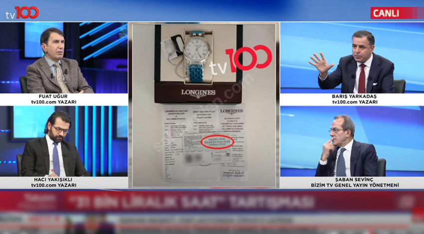31 bin TL’lik saat tartışması! tv100.com yazarı Barış Yarkadaş, 300 milyon TL’lik hediyenin arka planını açıkladı!