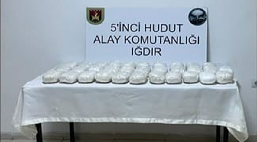 MSB: Iğdır'da 31 bin 581 gram metamfetamin ele geçirildi