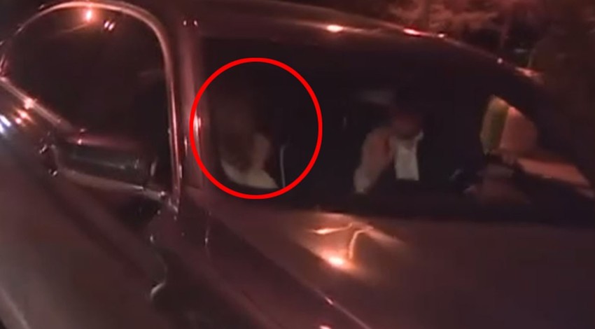 Ünlü oyuncu arabada evli iş insanıyla öpüşürken yakalandı! Görüntüler bomba
