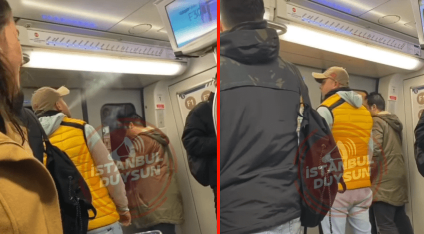 İstanbul'da işe gitmek için metroya binen vatandaşlar gördükleri manzara ile sinirden çıldırdı