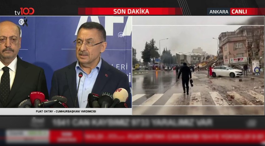 Fuat Oktay, deprem bölgesindeki son durumu açıkladı: Yüzyılda bir görülecek büyüklükte bir afet yaşıyoruz