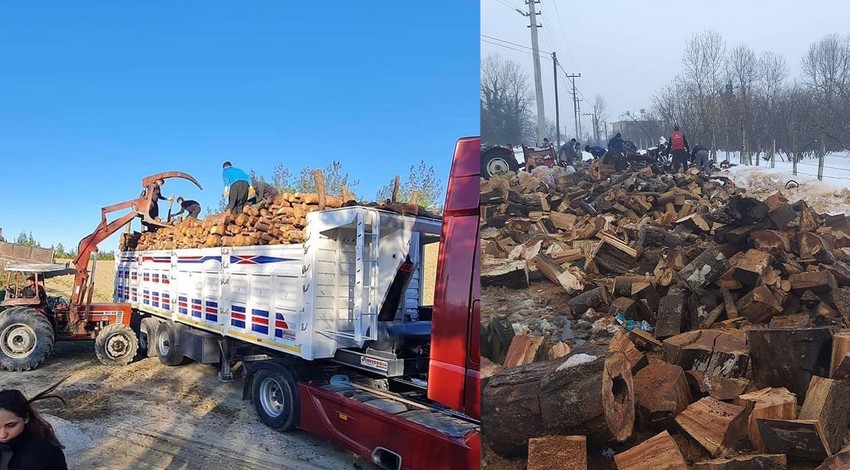 Bakanlıktan depremzedelere 24 bin 455 ton yakacak odun