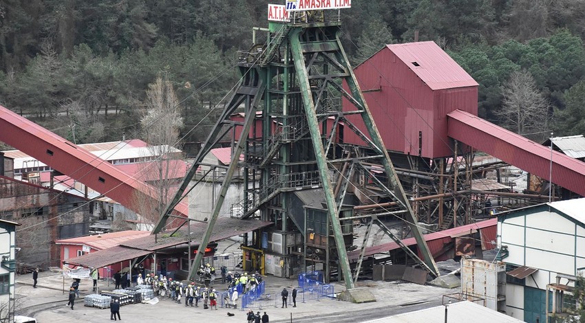 Amasra’daki maden ocağında yangın yeniden başladı