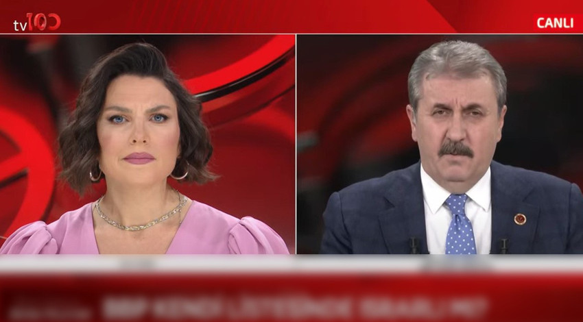 BBP Genel Başkanı Destici tv100'e konuştu: Tek listede 4 parti de uzlaşmalı