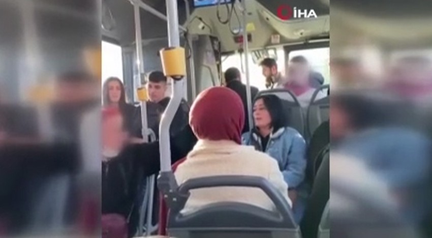 Otobüste kadınların "Boş koltuk" tartışması pes dedirtti! “Seni yolacağım, kınalı kafa”