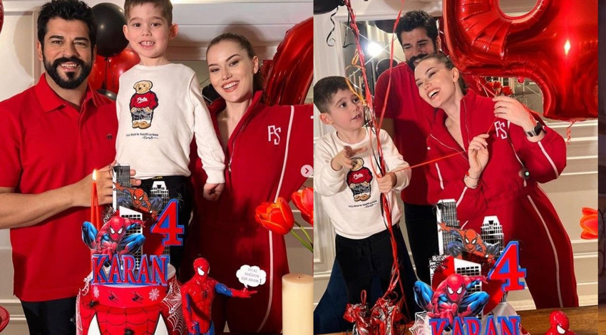 Fahriye Evcen küçük oğlu Kerem'in fotoğrafını paylaştı! Fotoğraftaki detay takipçilerini şaşırttı
