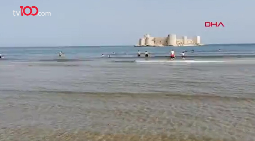 Mersin’de havalar ısındı, sahiller hareketlendi