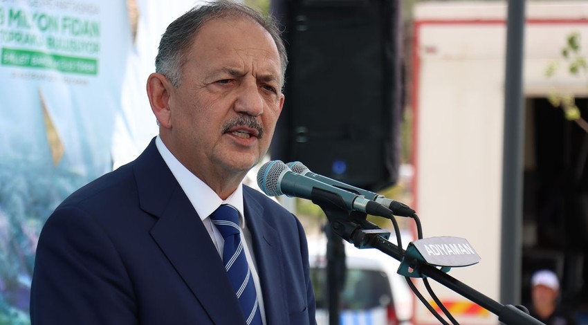 Bakan Özhaseki Adıyaman'da: 850 bin civarında bağımsız birim yapmalıyız