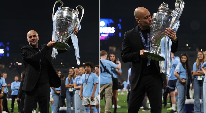 Pep Guardiola, Şampiyonlar Ligi zaferini değerlendirdi: Önümüzde yıl yeniden kazanmak, burada olmak, unutulmamak istiyorum