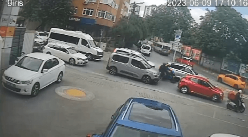 Kırmızı ışıkta vurgun: Tam 800 bin TL'lik hırsızlık!