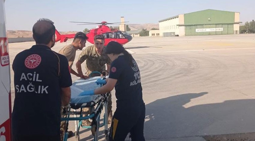 Siirt’te çobanı akrep soktu! Ambulans helikopterle hastaneye kaldırıldı