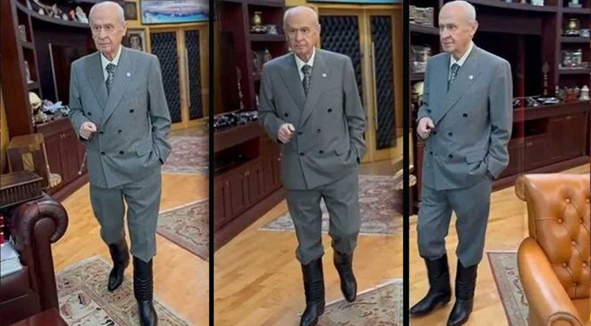Devlet Bahçeli körüklü çizmelerini giydi! MHP'den "Kıbrıs Türktür" videolu paylaşım geldi