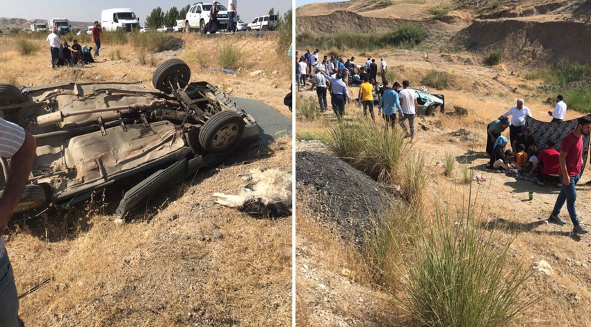 Aniden yola fırlayan keçi kazaya neden oldu! Otomobil şarampole uçtu: 1 çocuk öldü, çok sayıda yaralı var
