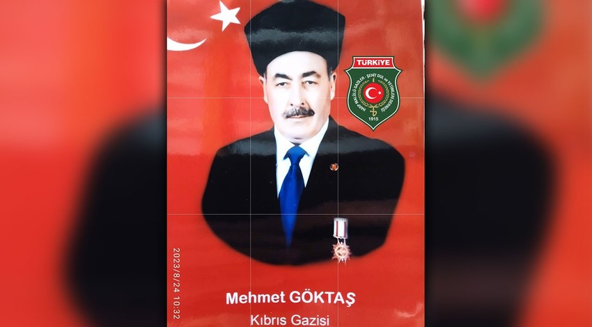 Kıbrıs Gazisi Mehmet Göktaş 71 yaşında hayatını kaybetti