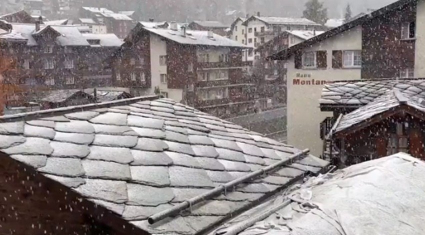 O ülke 5 gün içinde yazdan kışa geçti!