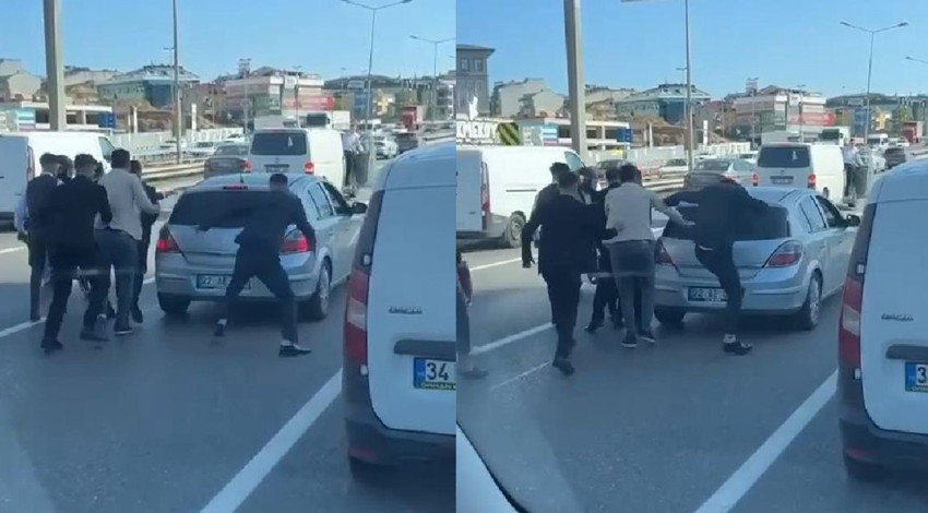 Düğün konvoyuna tepki gösterdi diye saldırdılar!