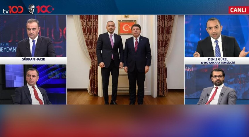 Adalet Bakanı Yılmaz Tunç'tan Taksim Meydanı ve tv100 Ankara Temsilcisi Deniz Gürel'e özel demeç: Büyük bir yargı krizi olarak nitelemek doğru değil