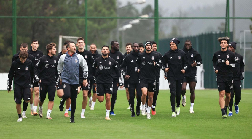 Beşiktaş, Samsunspor maçı için kondisyon ve taktik çalıştı