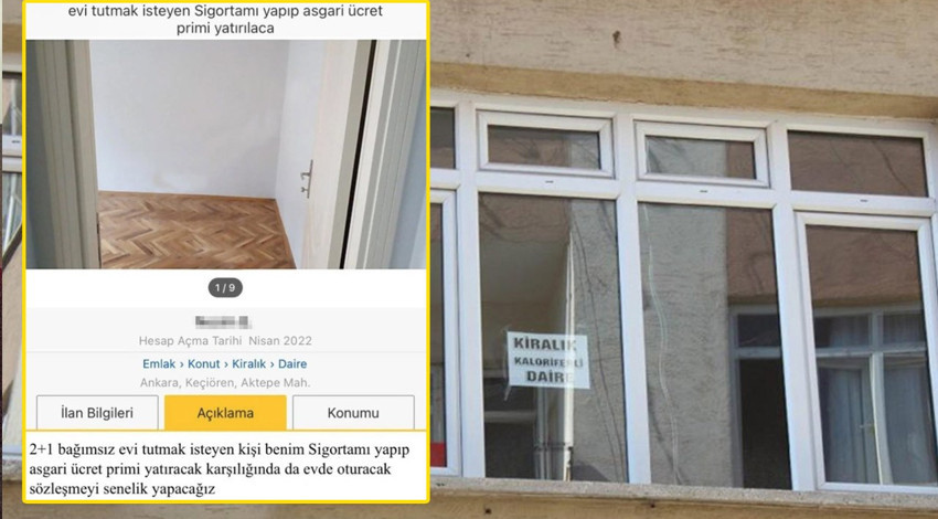 Ev sahibinden şaşırtan talep! Para değil sigorta istedi!