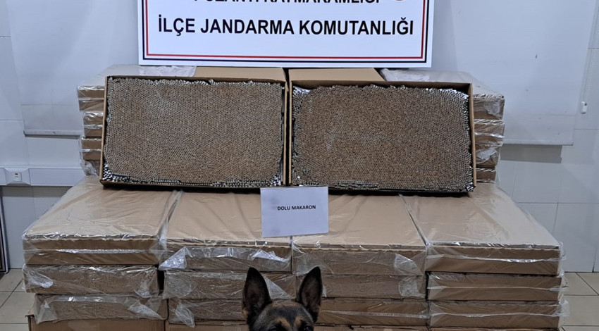 Adana'da kaçak makaron operasyonu: 300 bin adet ele geçirildi