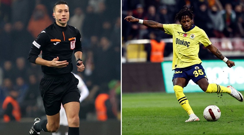 Hakem Zorbay Küçük’ün maç raporu ortaya çıktı! Fenerbahçeli Fred’in neden kırmızı kart gördüğü belli oldu