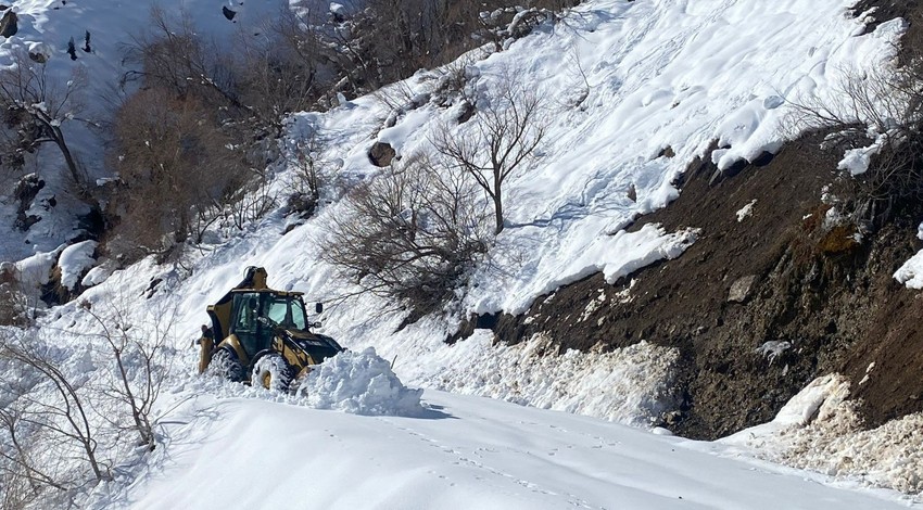 Şırnak'ta kar kalınlığı 2 metreyi geçti