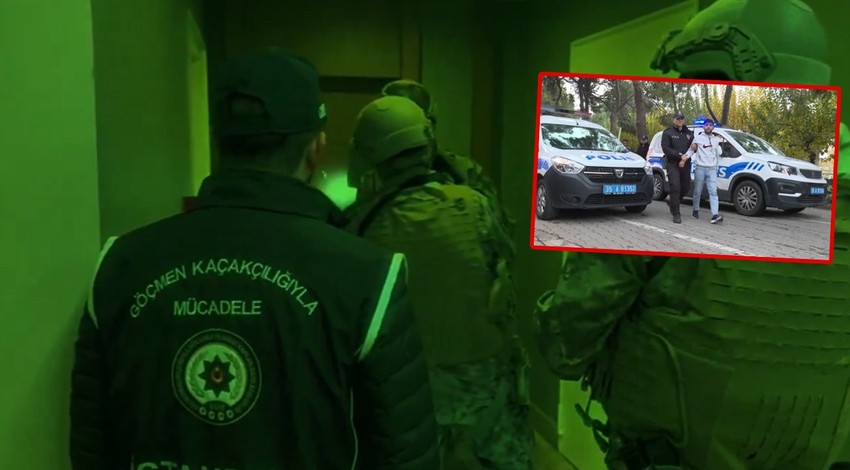 27 ilde operasyon: 80 göçmen kaçakçılığı organizatörü yakalandı