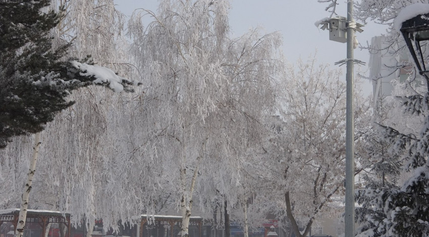 Ardahan kara kışın esiri oldu, termometreler sıfırın altında 20 dereceye kadar gördü