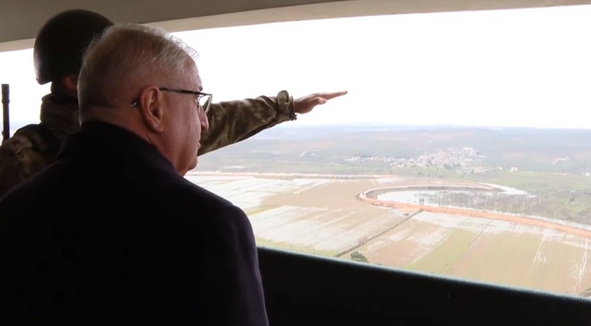 Milli Savunma Bakanı Yaşar Güler'den Ziyaret Karakolu'nda denetim