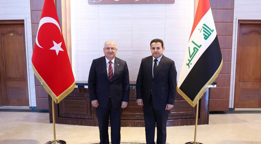 Bakan Güler, Irak Ulusal Güvenlik Müsteşarı Hussaini ile bir araya geldi