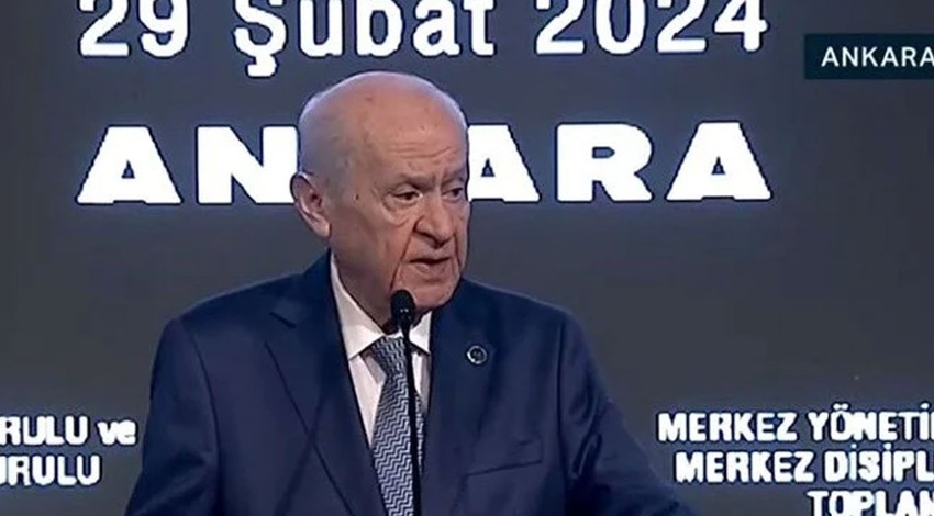 MHP lideri Devlet Bahçeli: "Kent uzlaşısı PKK ile ittifak demektir"