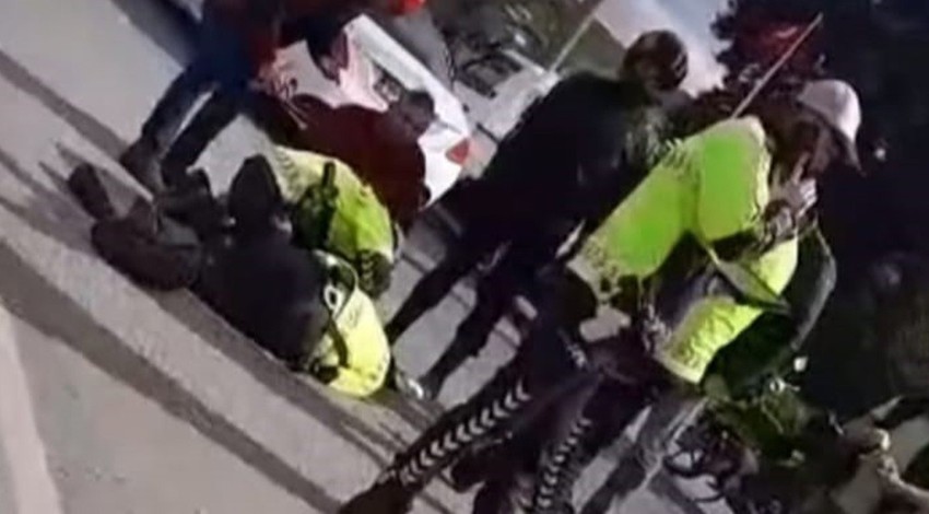 Trafik polisine çarpan şahıs hakkında yeni gelişme