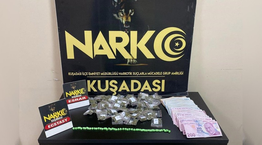 Kuşadası'nda uyuşturucu operasyonu! 3 kişi gözaltına alındı