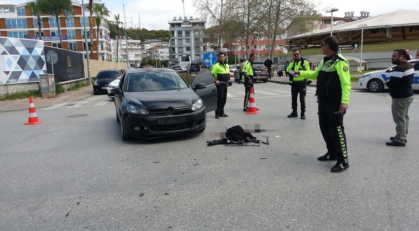 Motosikletli genç, çarpmanın etkisiyle savrulmuştu: Olayla ilgili acı haber geldi