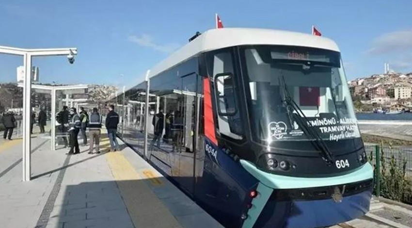 Eminönü-Alibeyköy tramvay hattında arıza