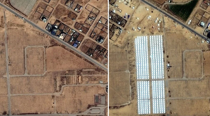 Filistinliler en son Refah’a sığınmışlardı: Yine yerlerinden edildiler