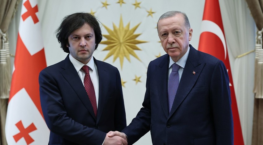 Cumhurbaşkanı Erdoğan, Gürcistan Başbakanı Kobakhidze ile görüştü: Ticarette hedef 5 milyar dolar