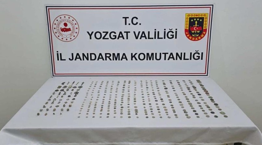 Yozgat'ta tarihi eser operasyonu: 379 adet ele geçirildi