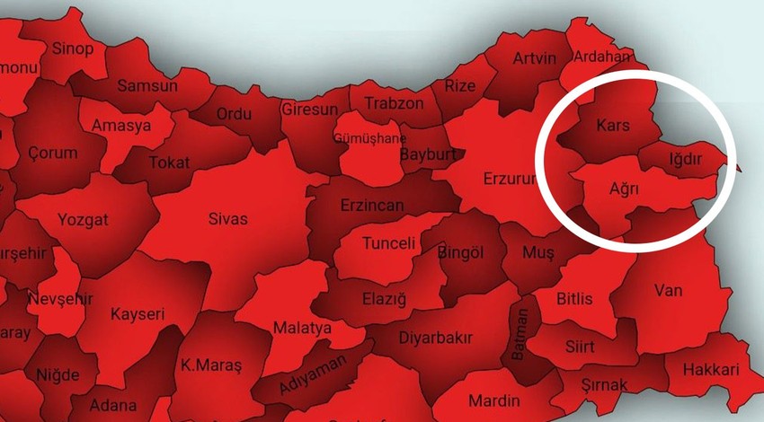 Kars, Iğdır ve Ağrı için resmi uyarı az önce geldi. Yaz mevsimi falan dinlemiyor, fena gelecek! Herkes tedbirini alsın