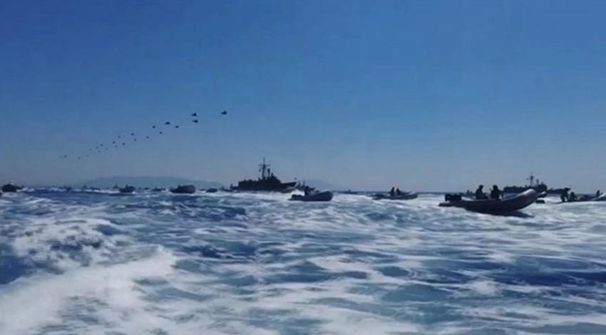 MSB'den KKTC'nin kurtuluş yıldönümünde gövde gösterisi: 50. yıla özel 50 gemi ile Mavi Vatan'da
