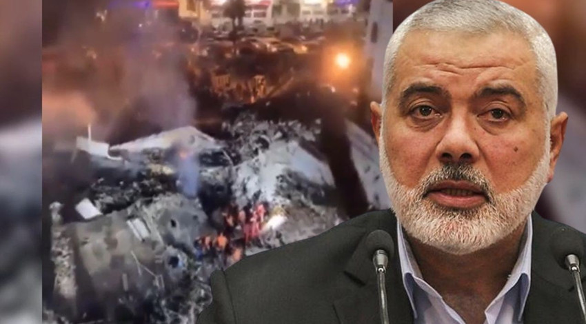 İsmail Haniye'nin suikasta uğradığı noktadan ilk görüntü