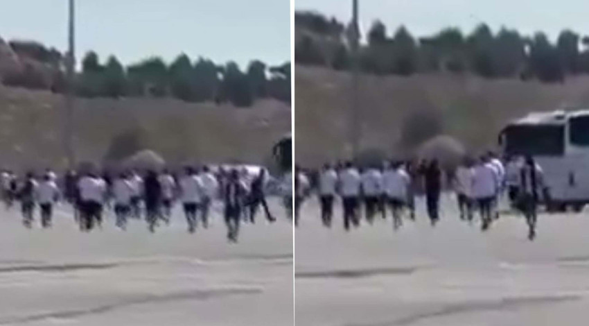 Süper Kupa öncesi gerginlik! Galatasaray ve Beşiktaş taraftarları arasında kavga çıktı!