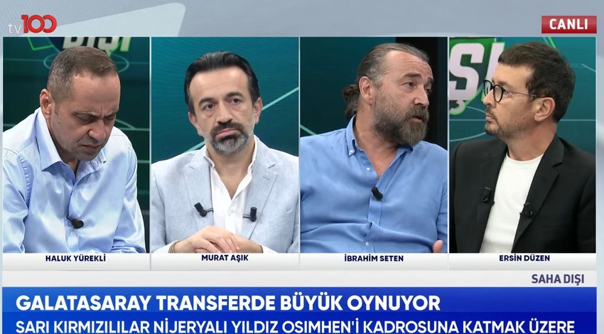 İbrahim Seten’den tv100 ekranlarında flaş iddia! “Ali Koç onu istemedi”