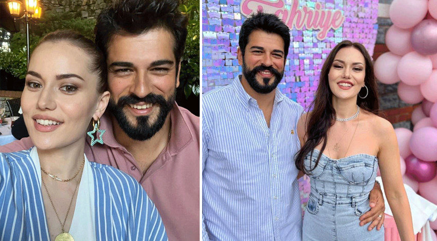 Yakışıklı oyuncu Burak Özçivit'ten eşi Fahriye Evcen'e romantik jest! Tatilden dönen eşine sürpriz yaptı