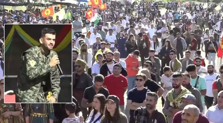 Avrupa ülkesinde skandal olay! PKK konseri verip Türkiye'ye lanet sloganları attılar